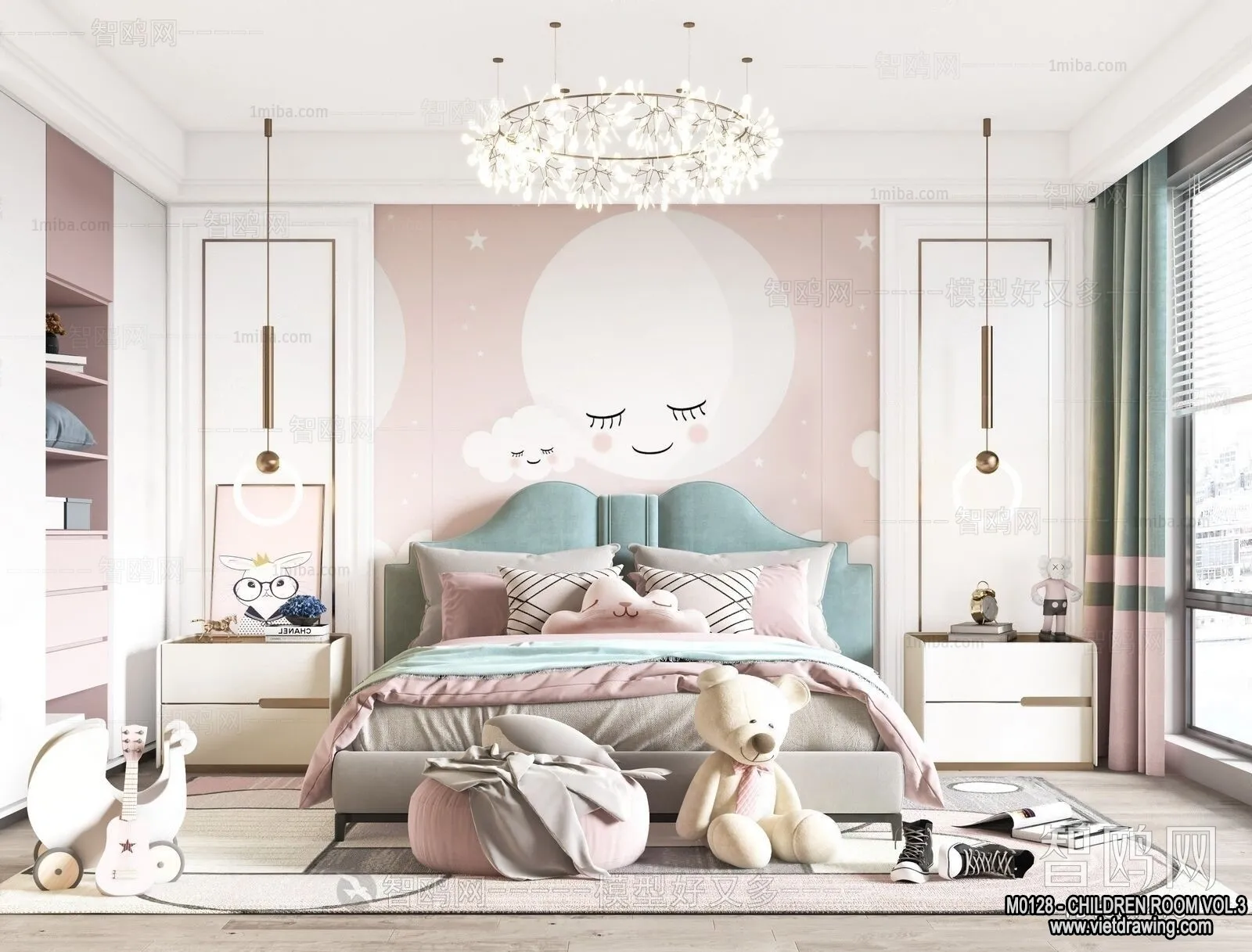 Children Room 3D Interior Scene - 3D Models - 369