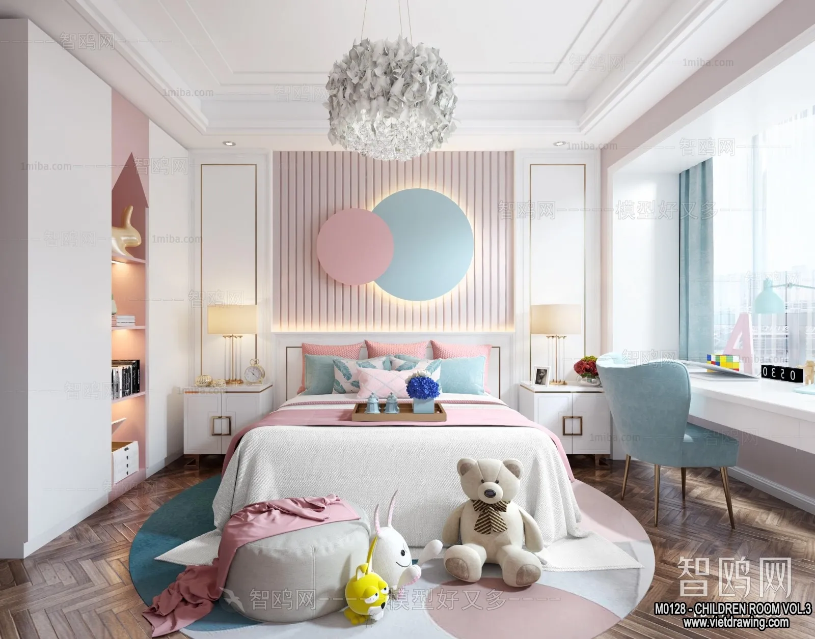 Children Room 3D Interior Scene - 3D Models - 372