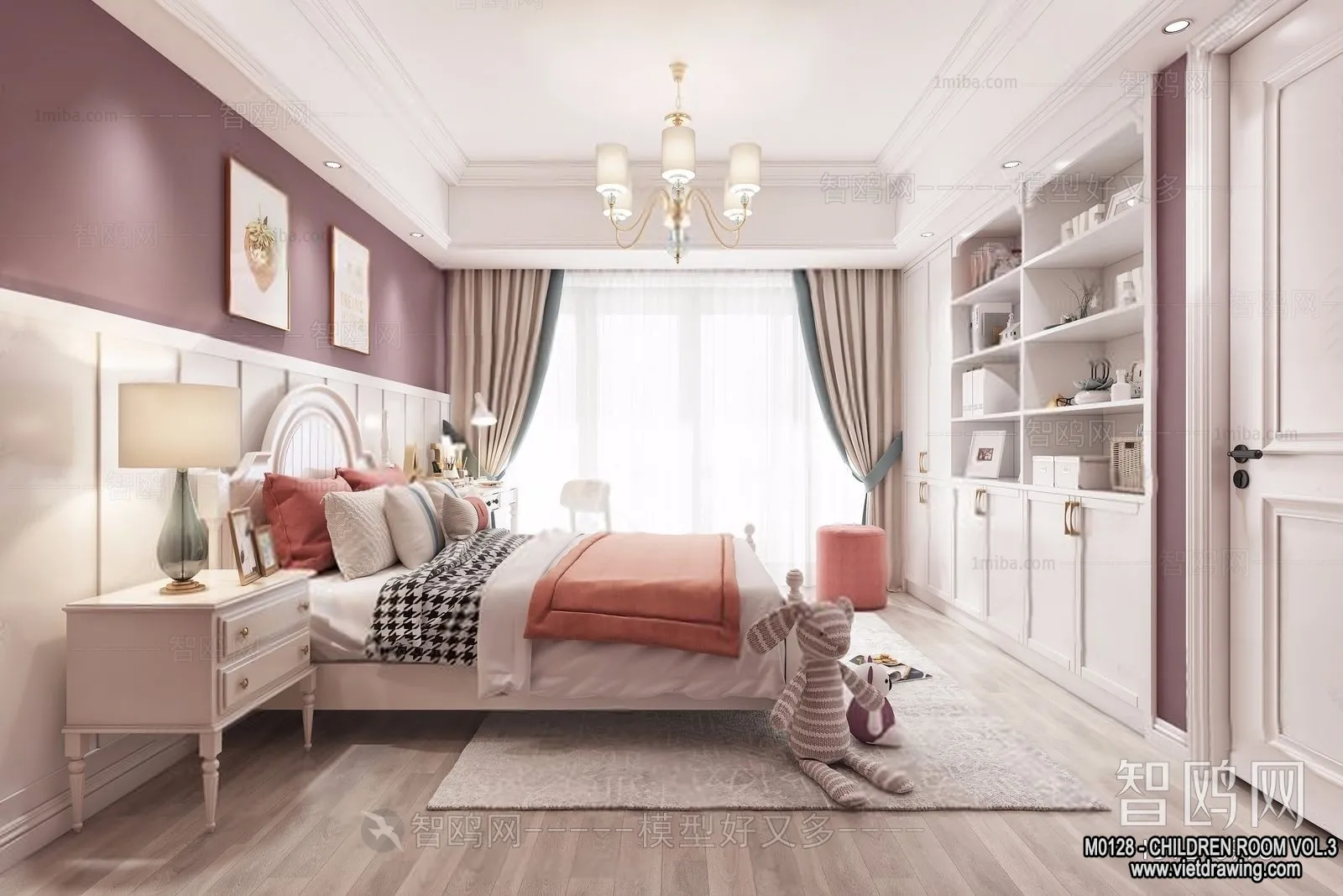 Children Room 3D Interior Scene - 3D Models - 392