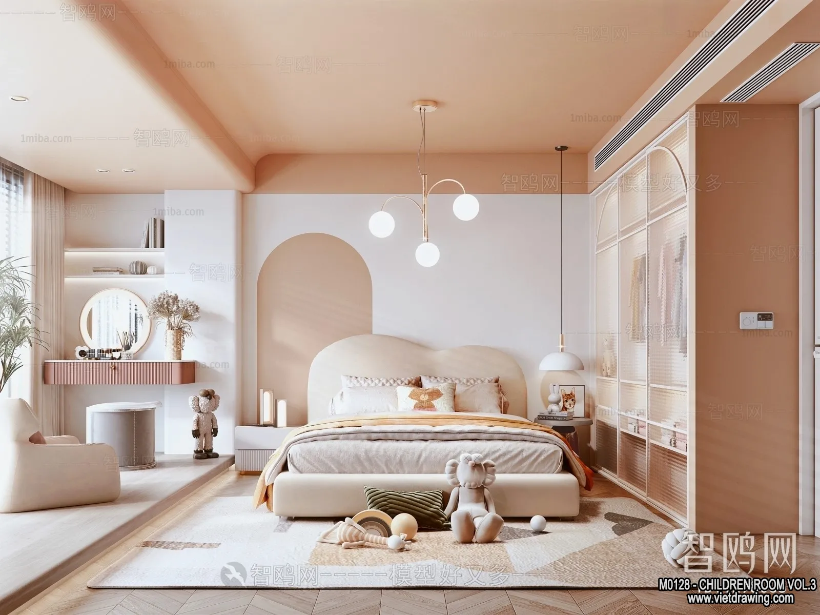 Children Room 3D Interior Scene - 3D Models - 398