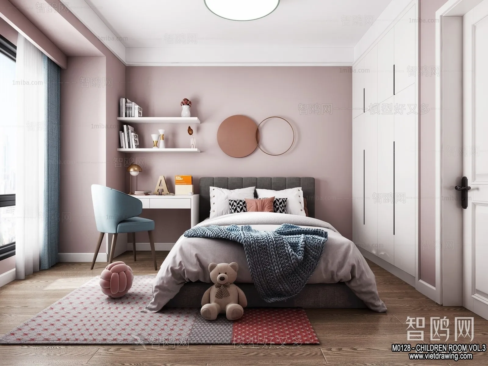 Children Room 3D Interior Scene - 3D Models - 400