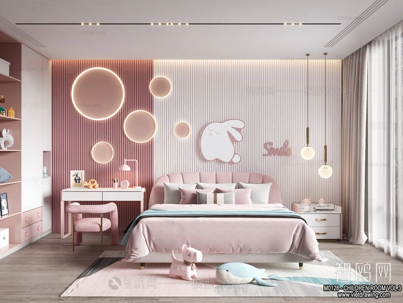 Children Room 3D Interior Scene - 3D Models - 426