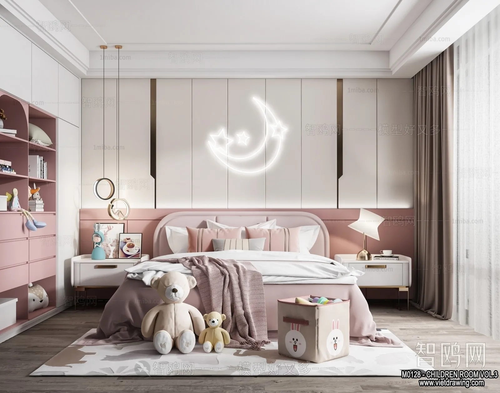 Children Room 3D Interior Scene - 3D Models - 430