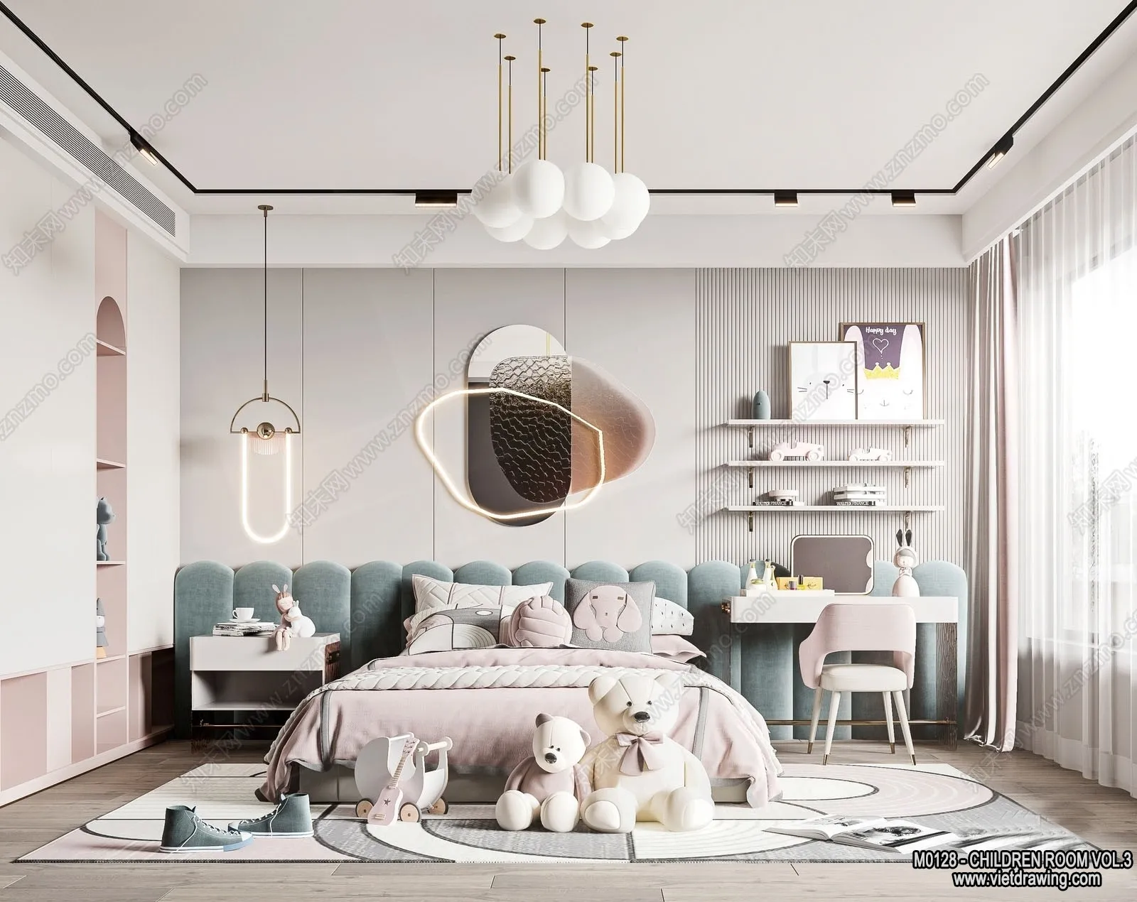 Children Room 3D Interior Scene - 3D Models - 437