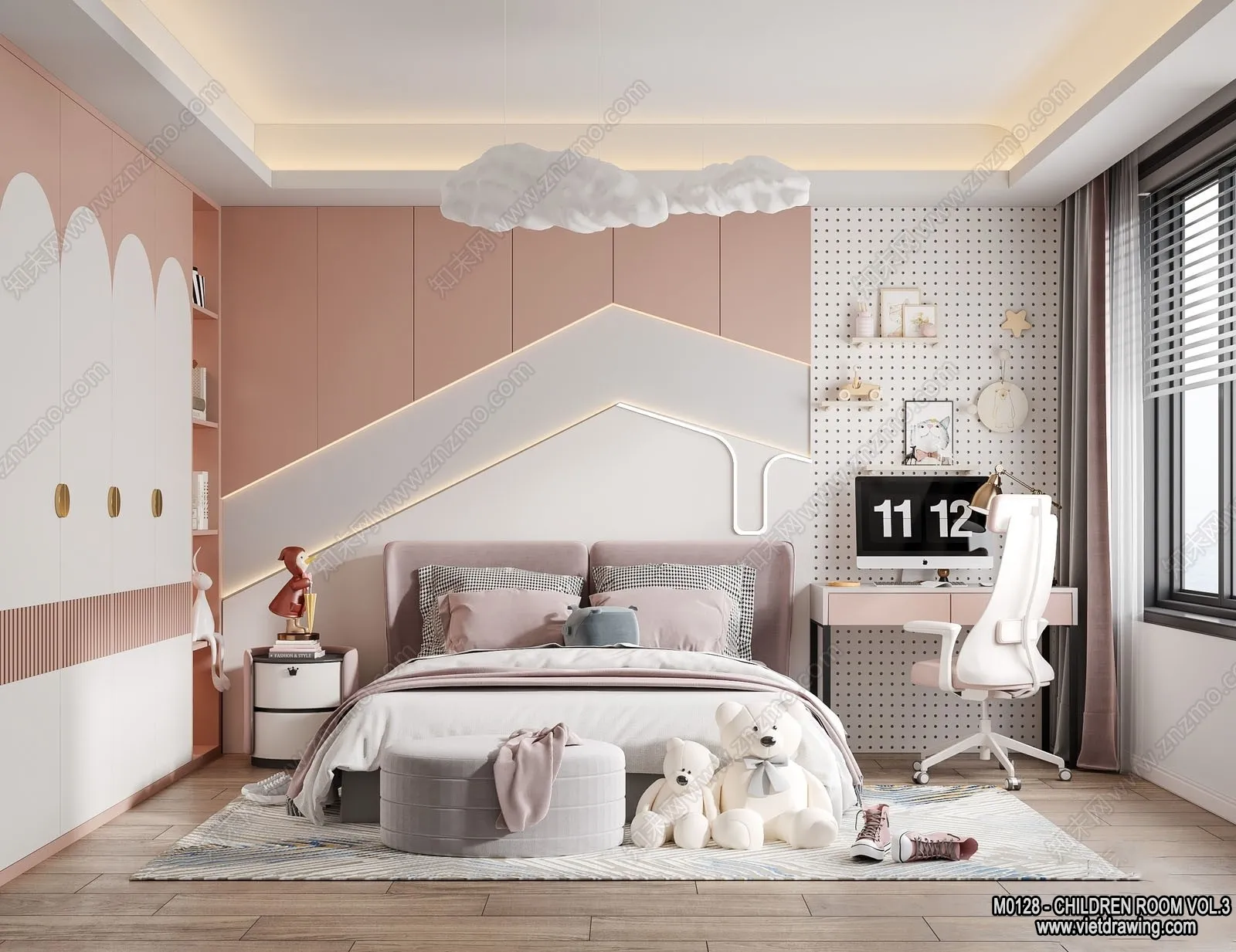 Children Room 3D Interior Scene - 3D Models - 439