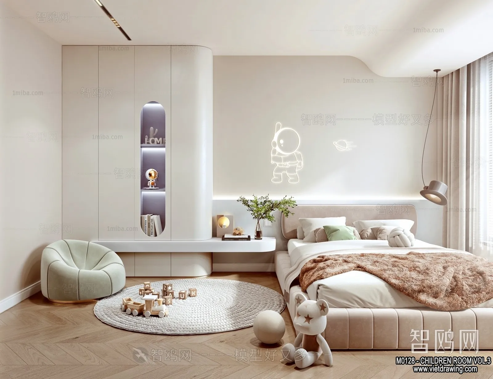 Children Room 3D Interior Scene - 3D Models - 441
