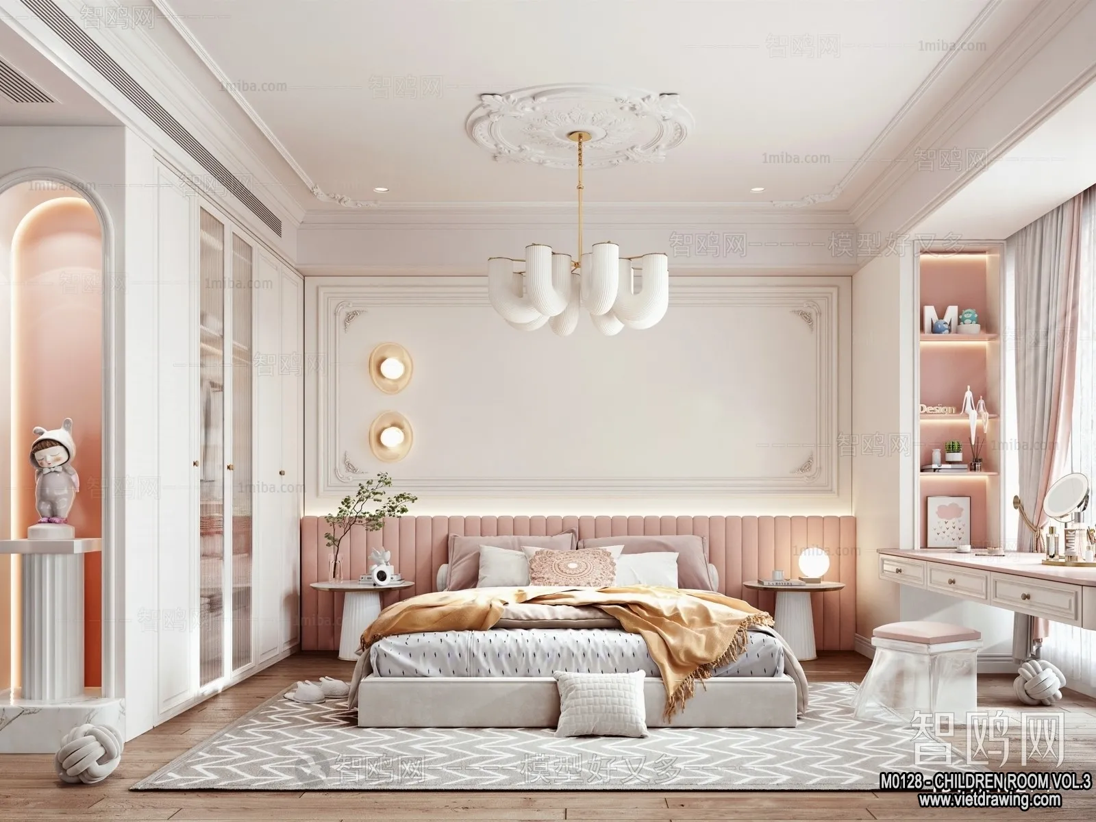 Children Room 3D Interior Scene - 3D Models - 443