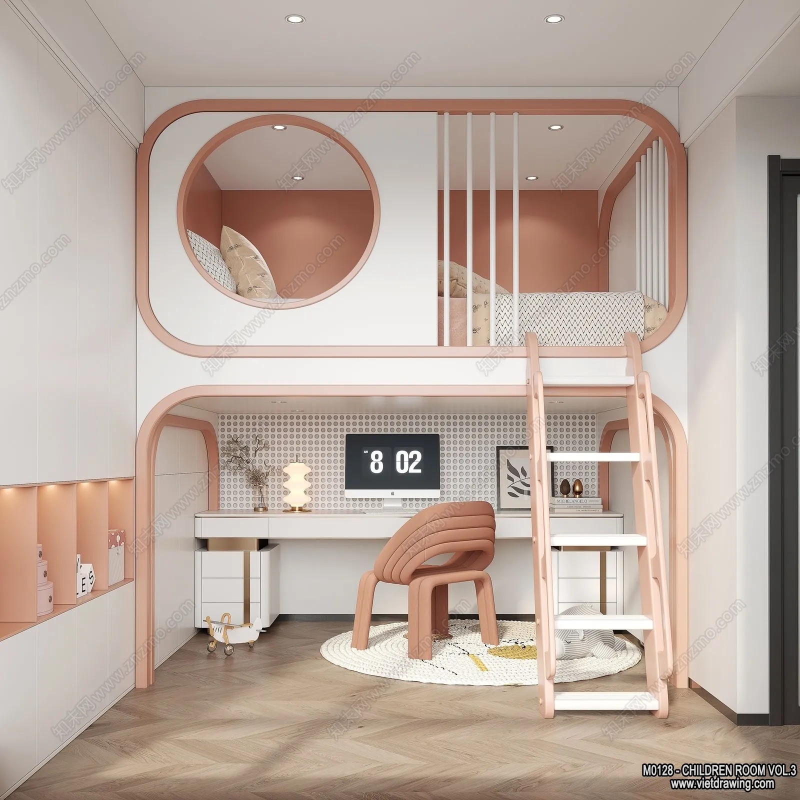 Children Room 3D Interior Scene - 3D Models - 444