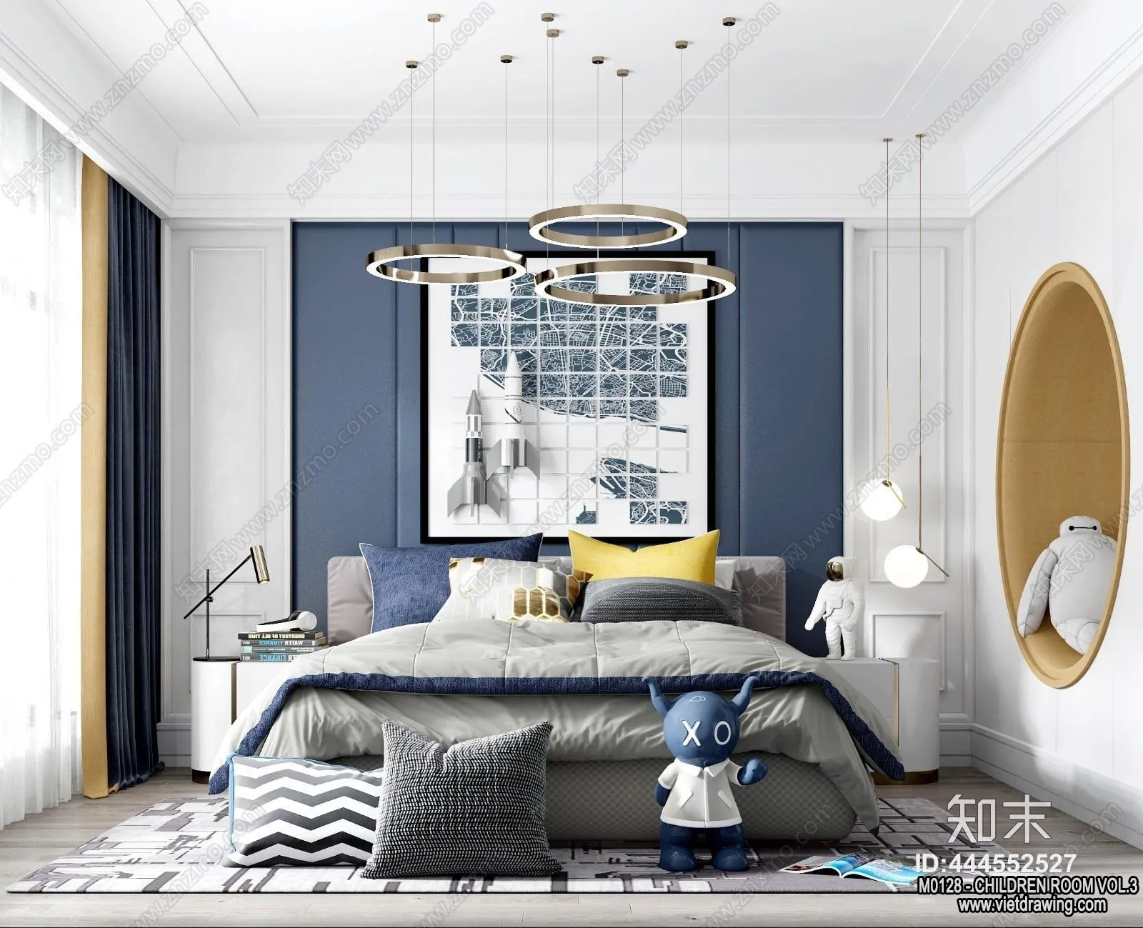 Children Room 3D Interior Scene - 3D Models - 453