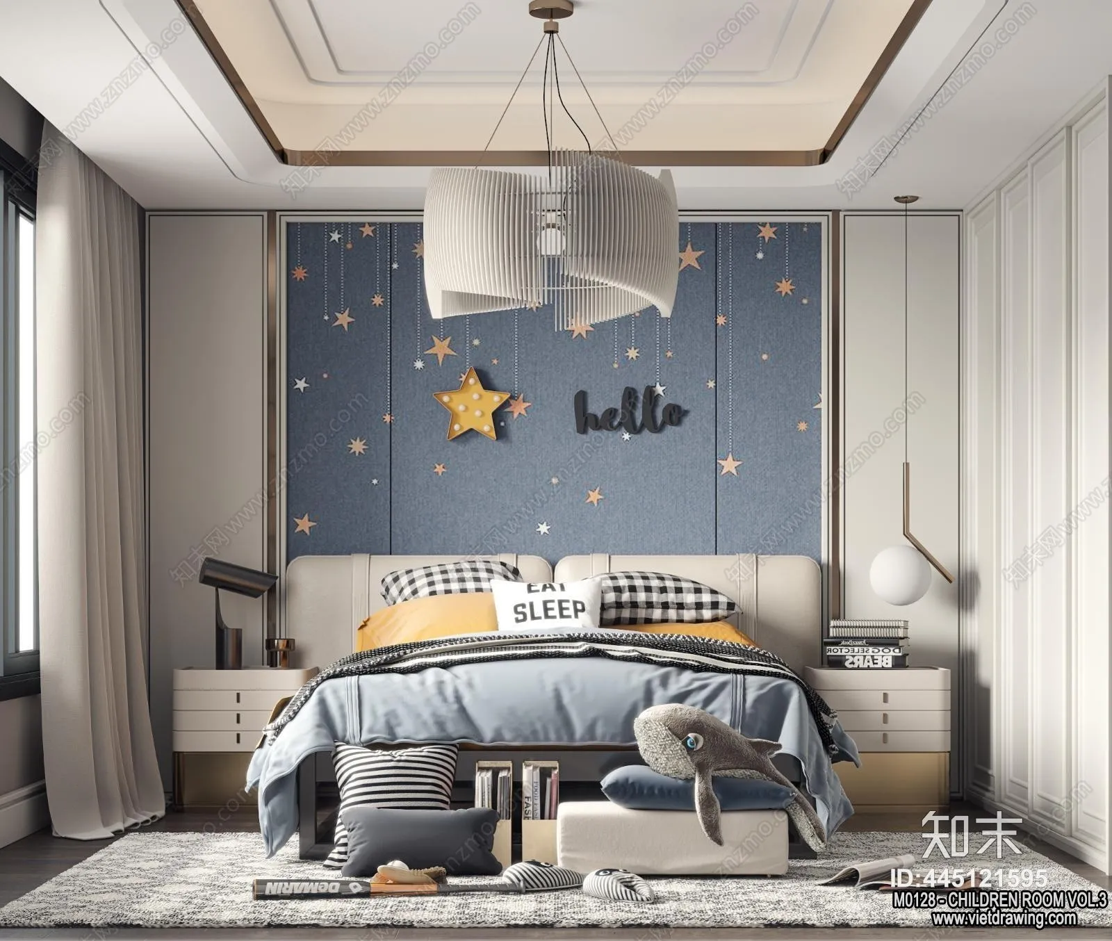 Children Room 3D Interior Scene - 3D Models - 454