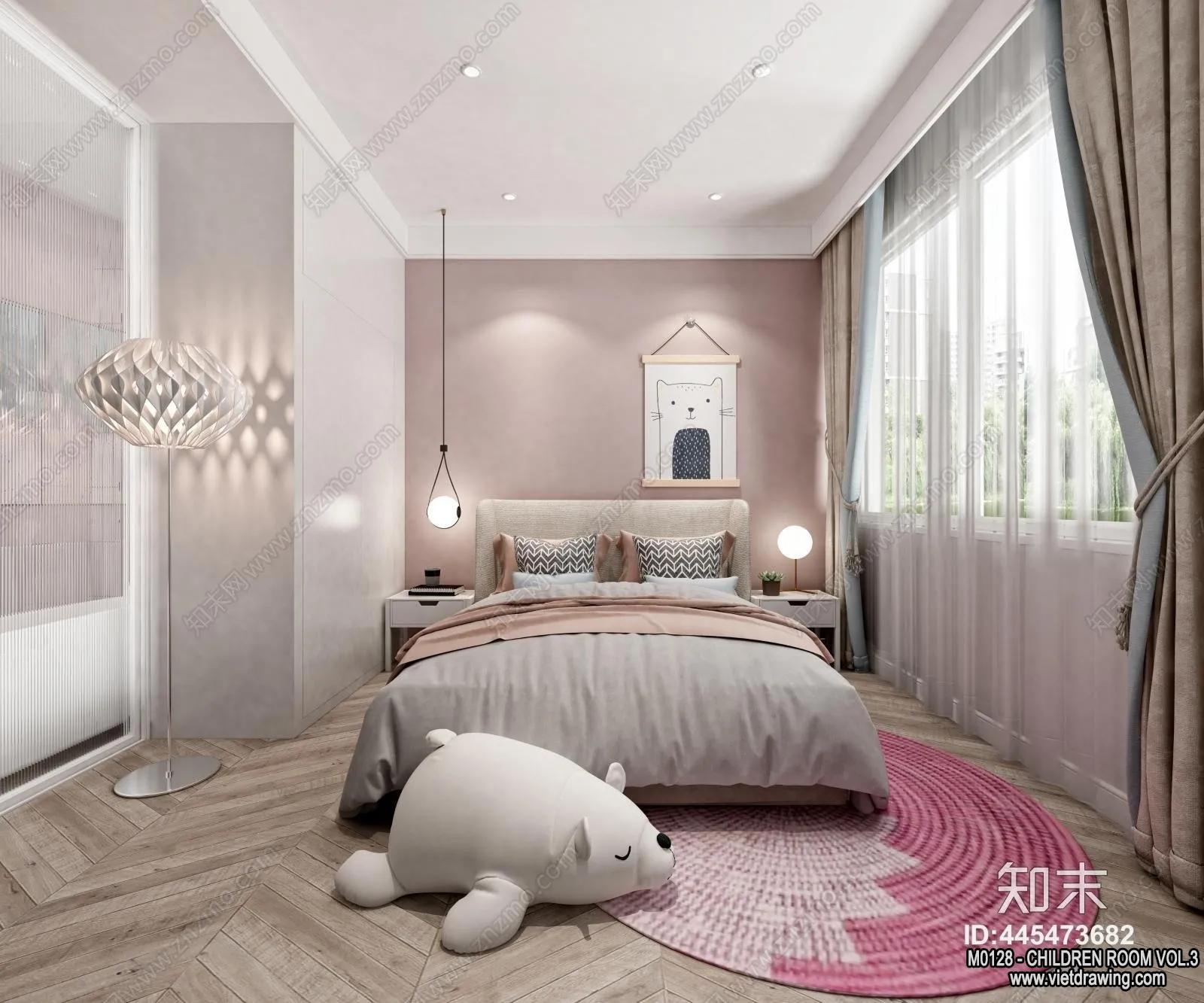 Children Room 3D Interior Scene - 3D Models - 455