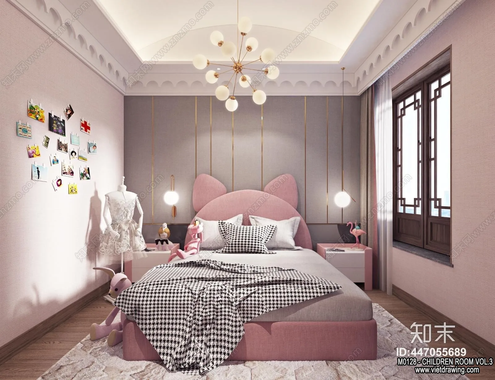 Children Room 3D Interior Scene - 3D Models - 457