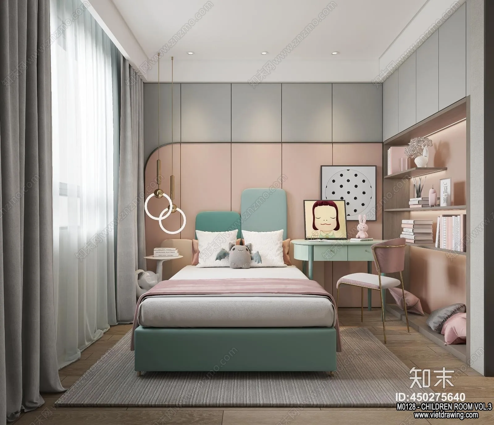 Children Room 3D Interior Scene - 3D Models - 458