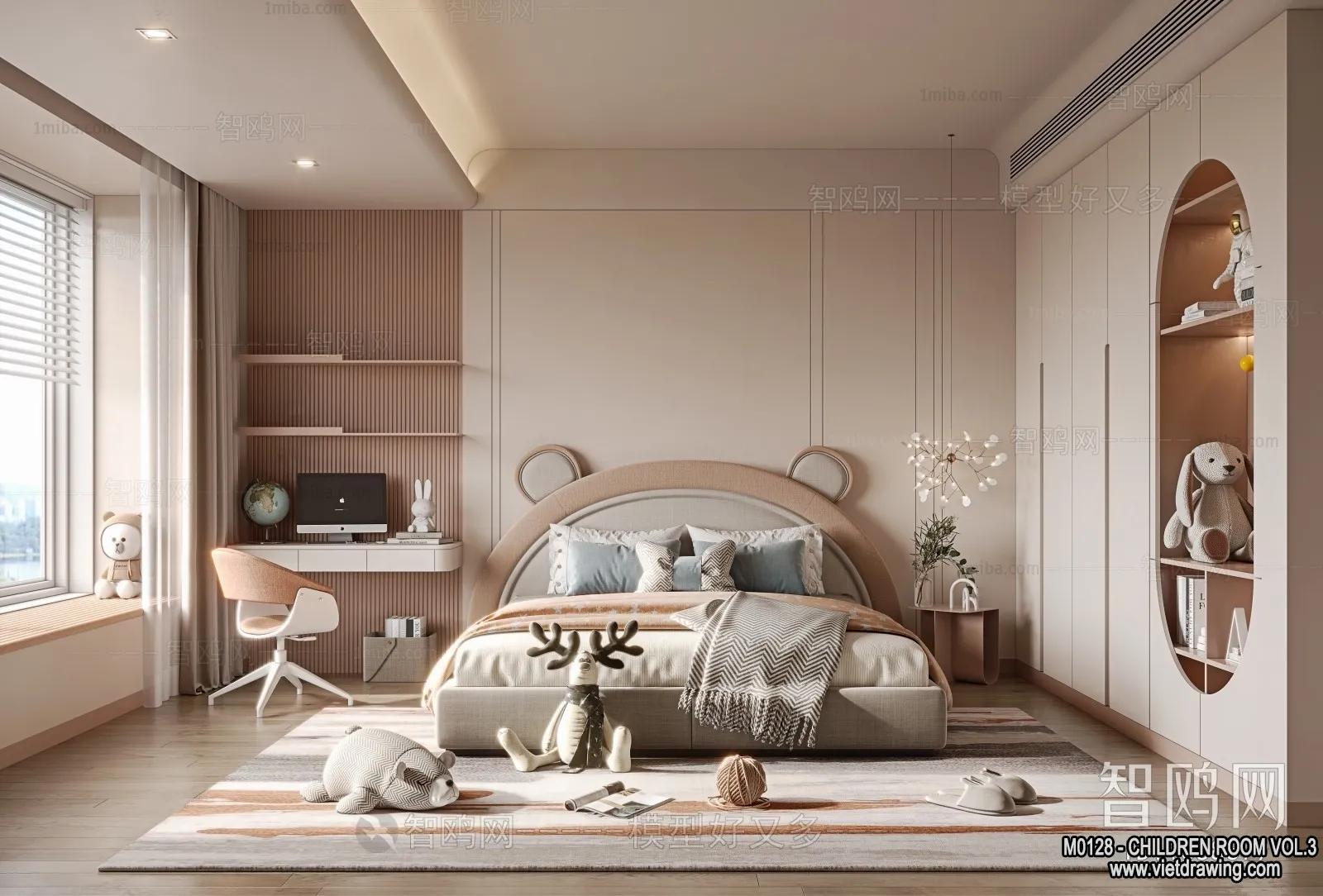 Children Room 3D Interior Scene - 3D Models - 459