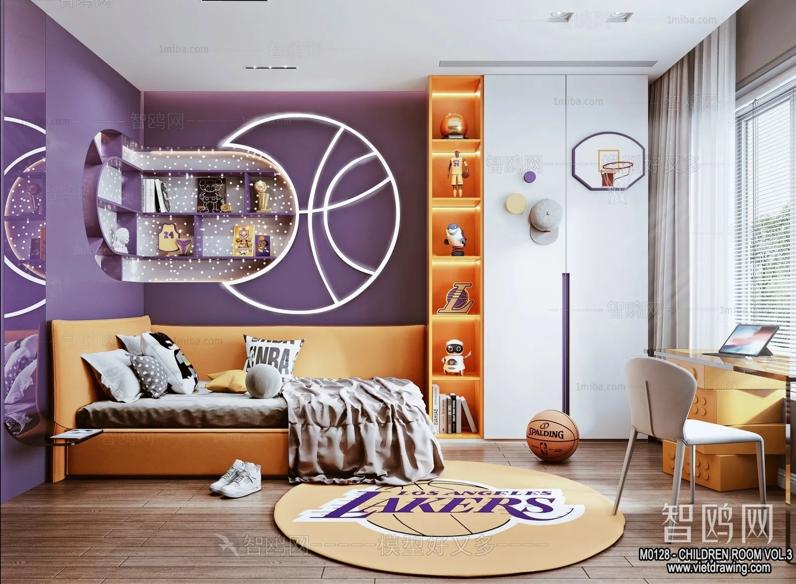 Children Room 3D Interior Scene - 3D Models - 460