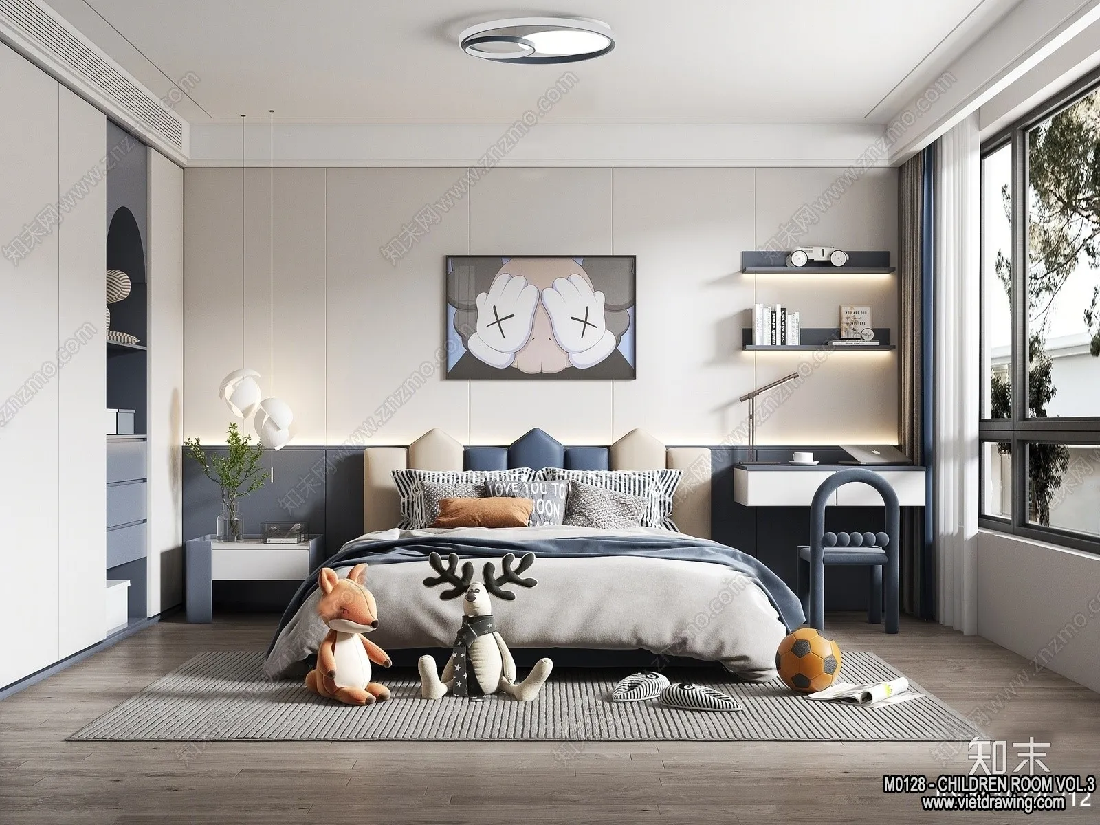 Children Room 3D Interior Scene - 3D Models - 461