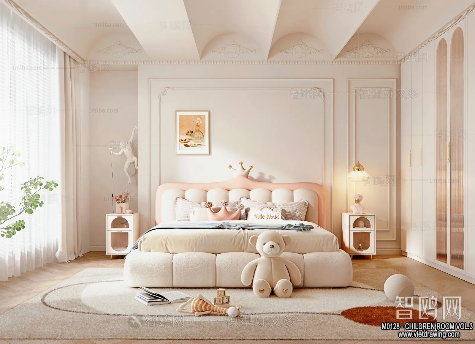 Children Room 3D Interior Scene - 3D Models - 468
