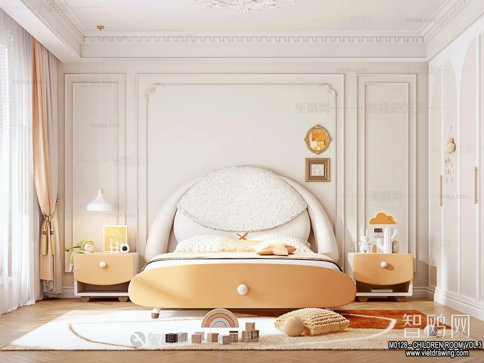 Children Room 3D Interior Scene - 3D Models - 470