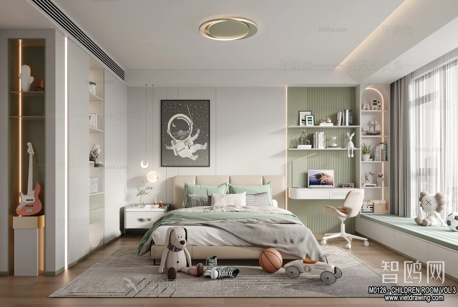 Children Room 3D Interior Scene - 3D Models - 472