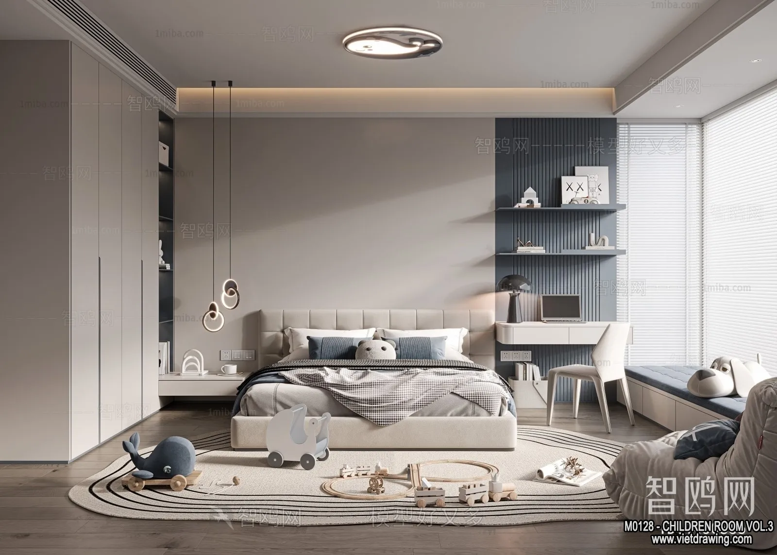 Children Room 3D Interior Scene - 3D Models - 475