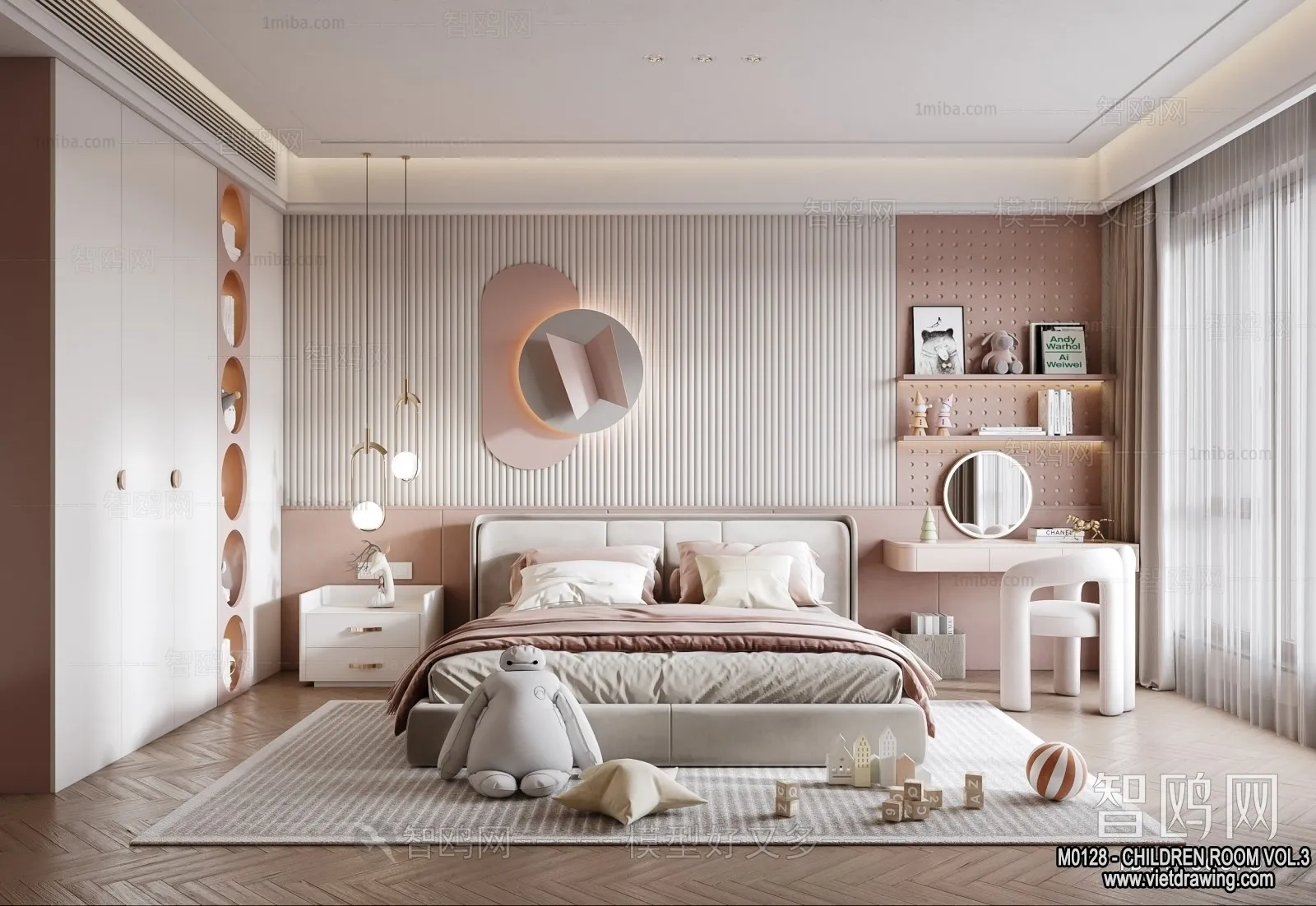 Children Room 3D Interior Scene - 3D Models - 479