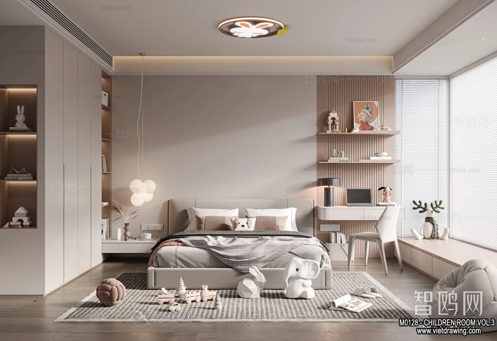 Children Room 3D Interior Scene - 3D Models - 483
