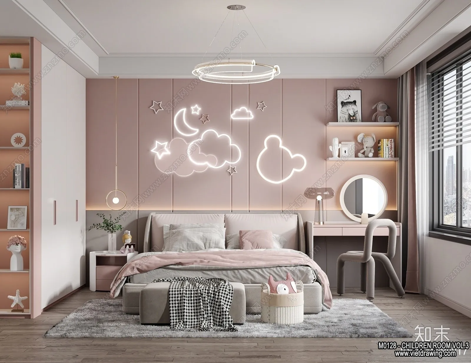 Children Room 3D Interior Scene - 3D Models - 486