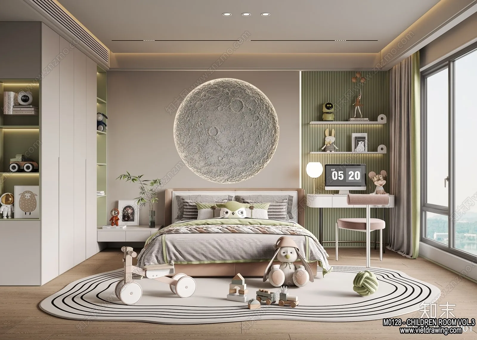 Children Room 3D Interior Scene - 3D Models - 490