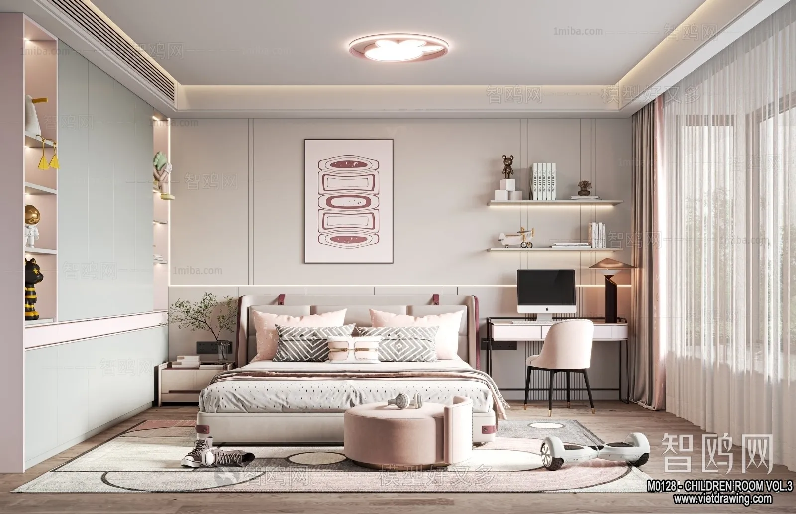 Children Room 3D Interior Scene - 3D Models - 493