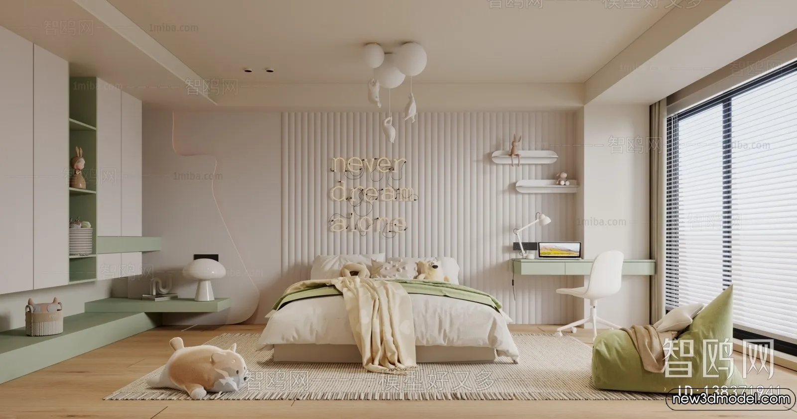 Children Room - 3D Interior Scene - Boy Room - 050