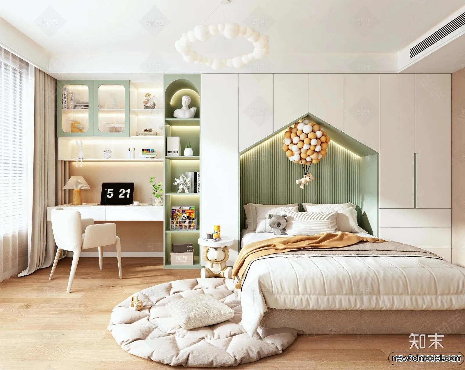 Children Room - 3D Interior Scene - Boy Room - 101