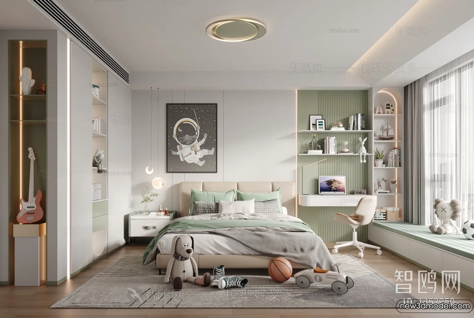 Children Room - 3D Interior Scene - Boy Room - 107