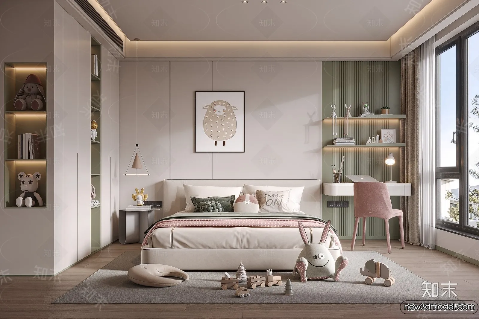 Children Room - 3D Interior Scene - Boy Room - 115