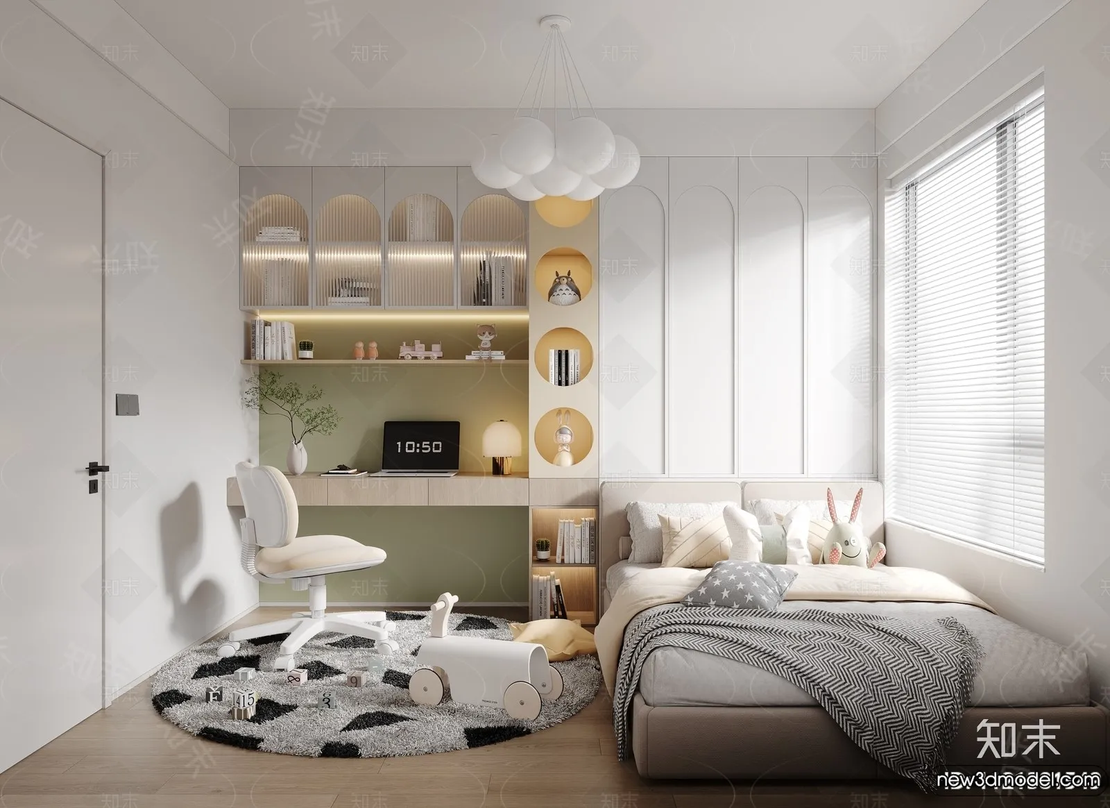 Children Room - 3D Interior Scene - Girl Room - 138