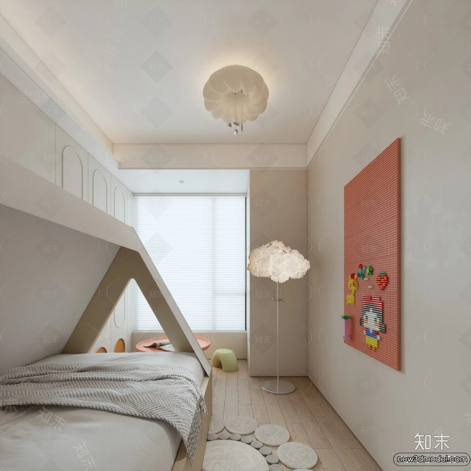 Children Room - 3D Interior Scene - Girl Room - 153