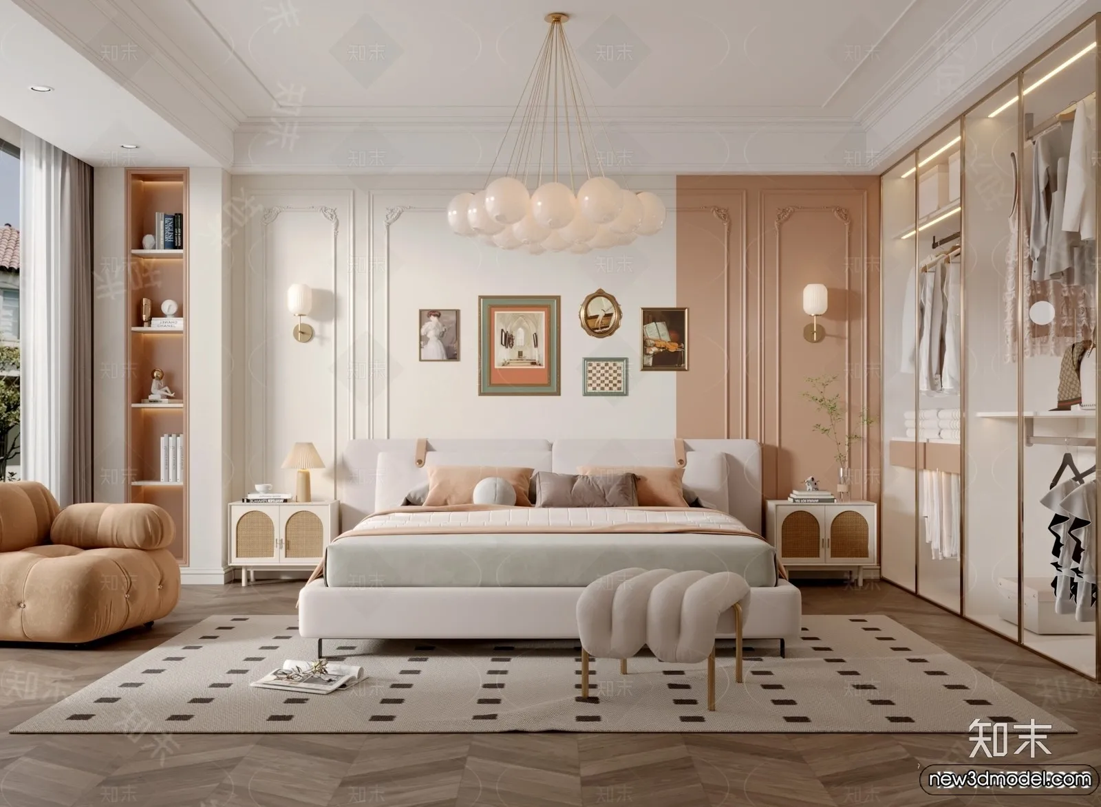 Children Room - 3D Interior Scene - Girl Room - 162