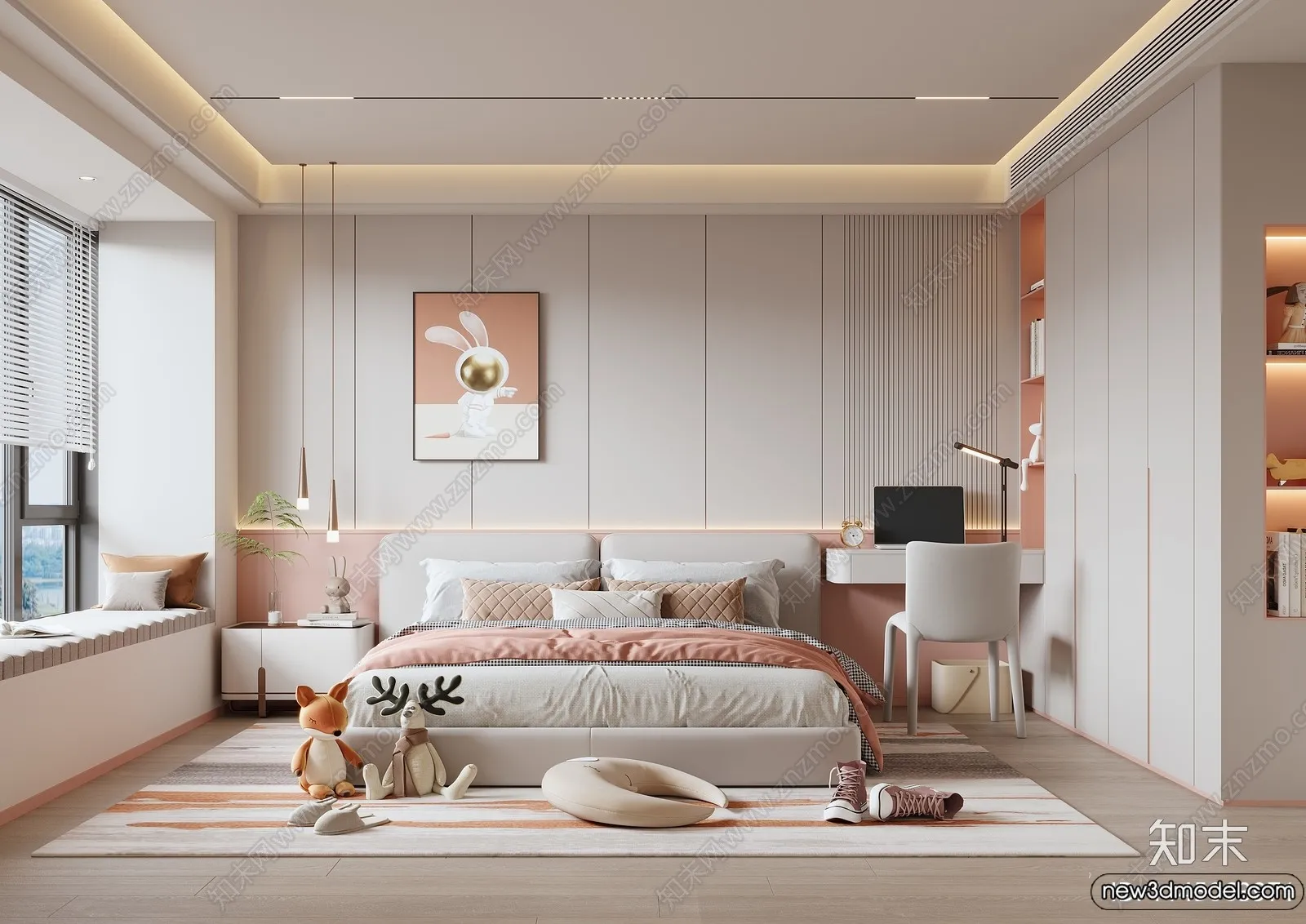 Children Room - 3D Interior Scene - Girl Room - 173