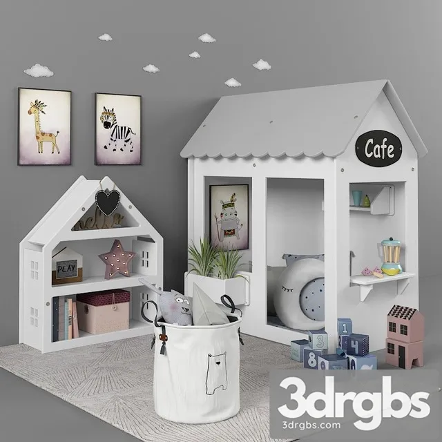 Children s Furniture and Accessories 3D Model Free