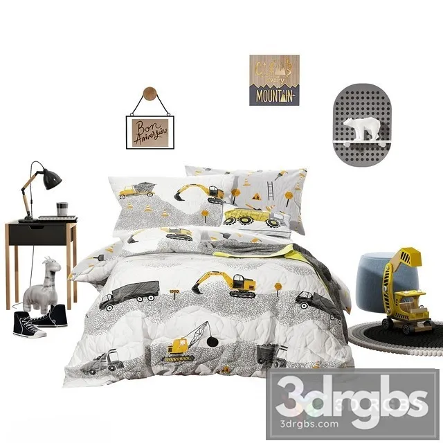 Children set 06 3D Model Free