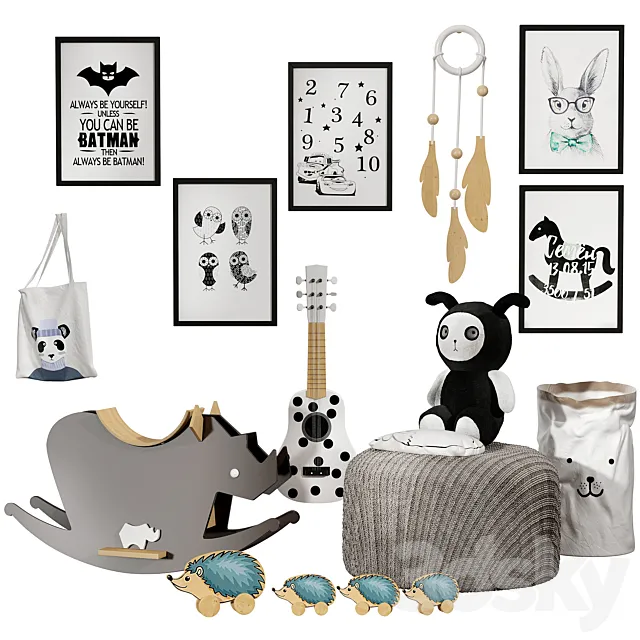 Children set 07 3DModel