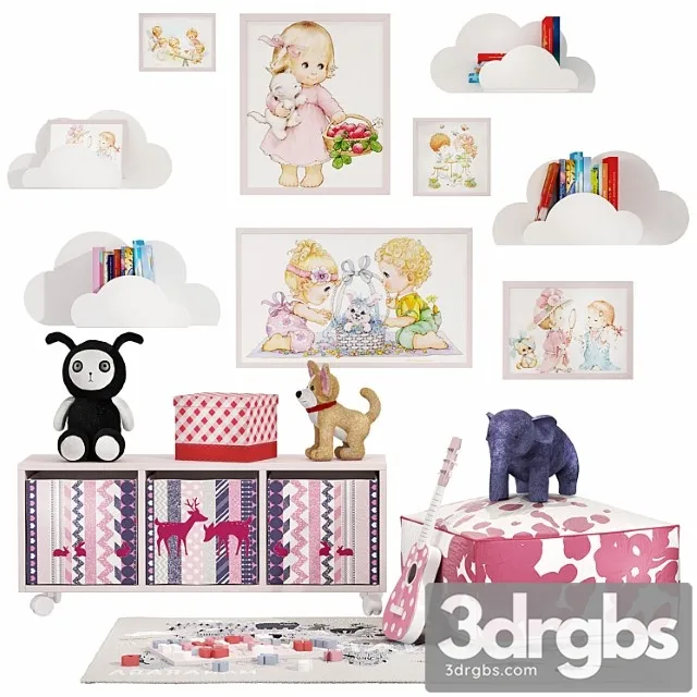 Children Set 10 Part 1 3D Model Free