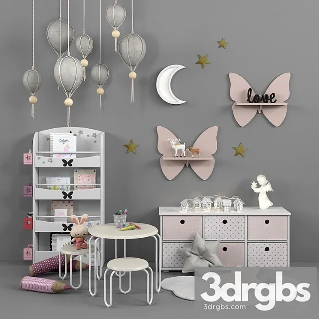 Children Set 11 3D Model Free