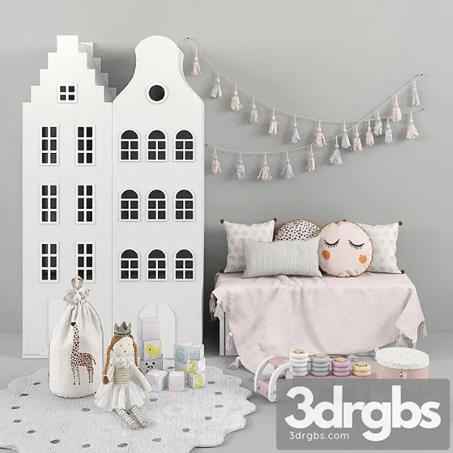 Children Set 25 3D Model Free