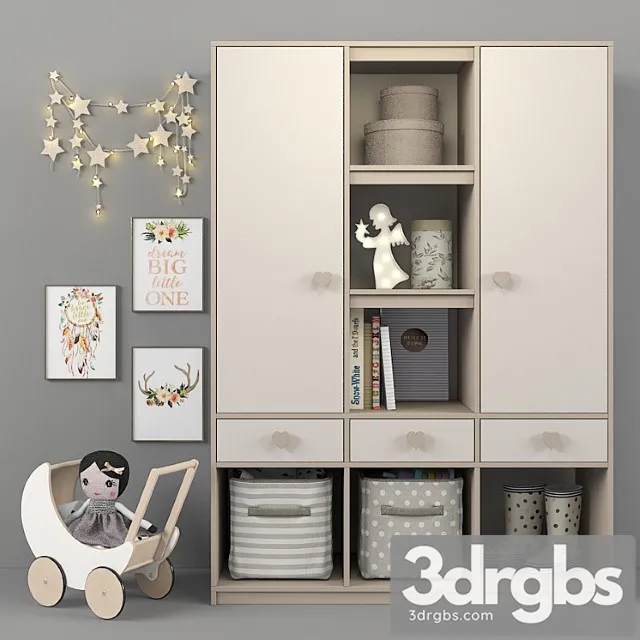 Children Set 30 3D Model Free