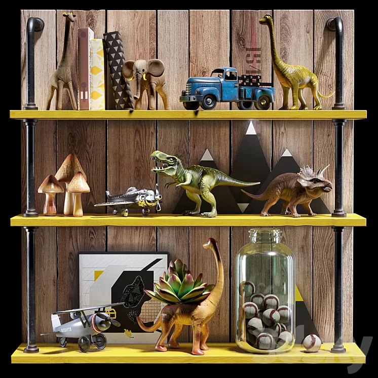 Children set 3D Model