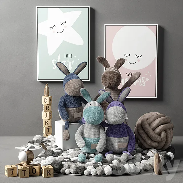 children set 3DModel