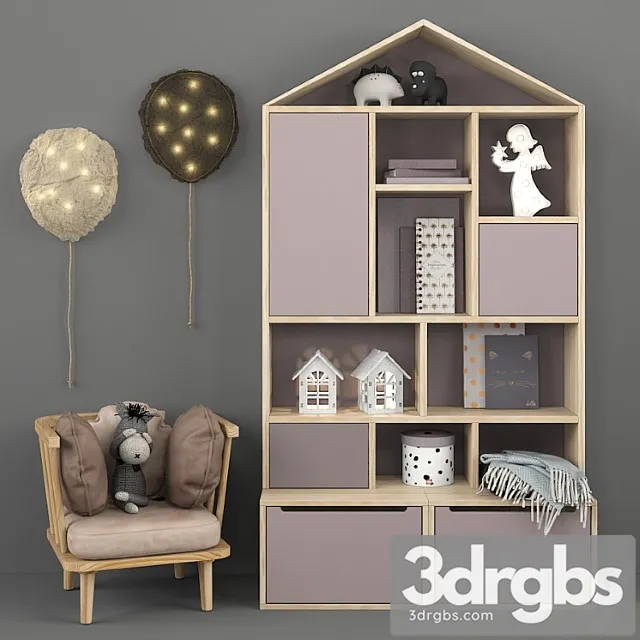 Children Set 44 3D Model Free