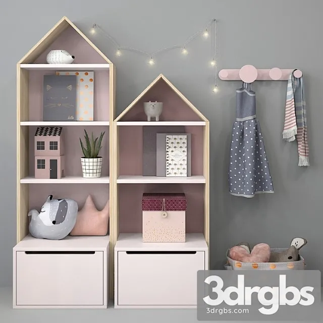 Children Set 48 3D Model Free