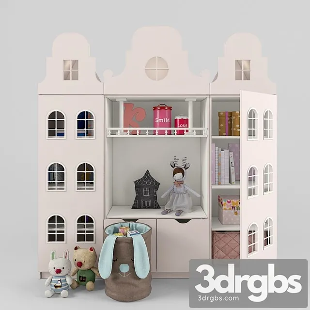 Children Set 49 3D Model Free