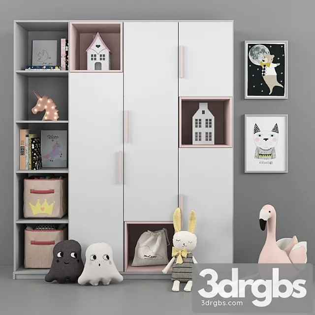 Children Set 6 3D Model Free